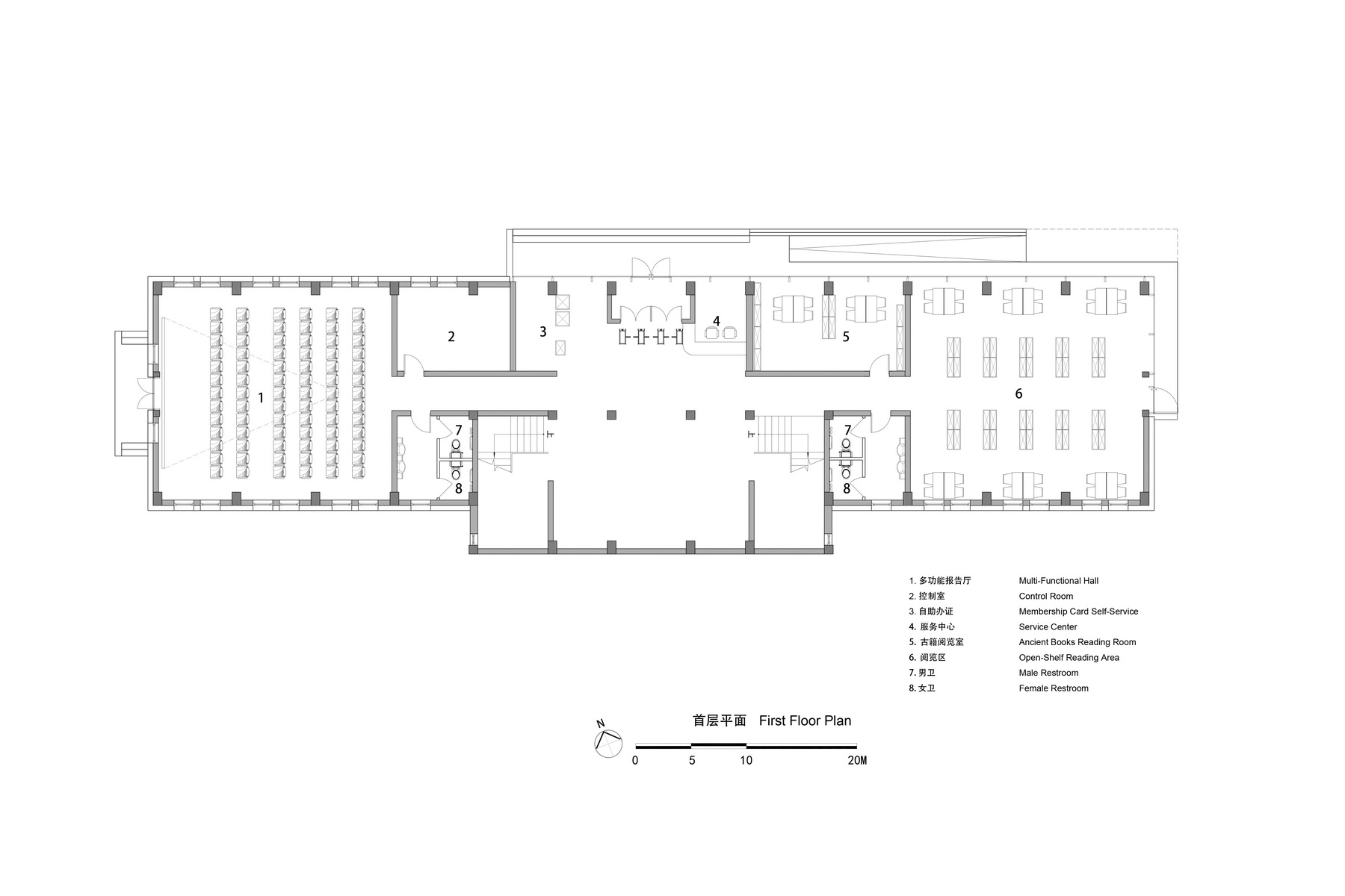 安康市图书馆改造室内设计uua建筑师事务所