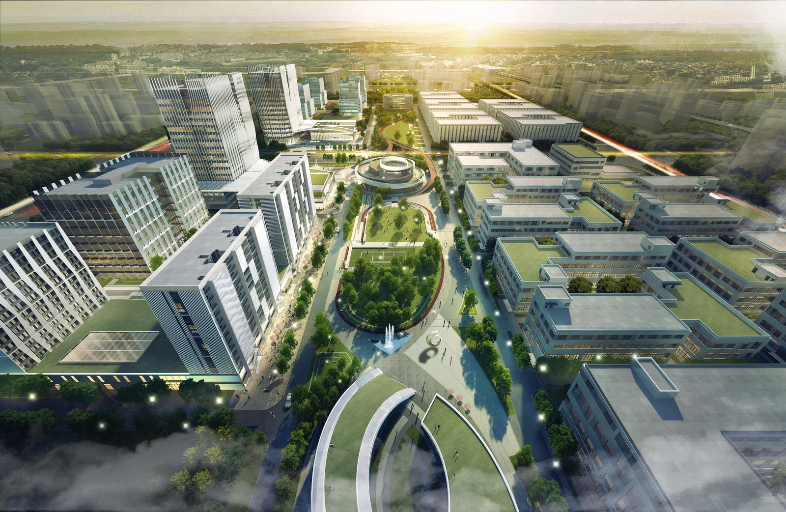 河南郑州临空生物医药园规划建筑设计 / 维思平建筑设计