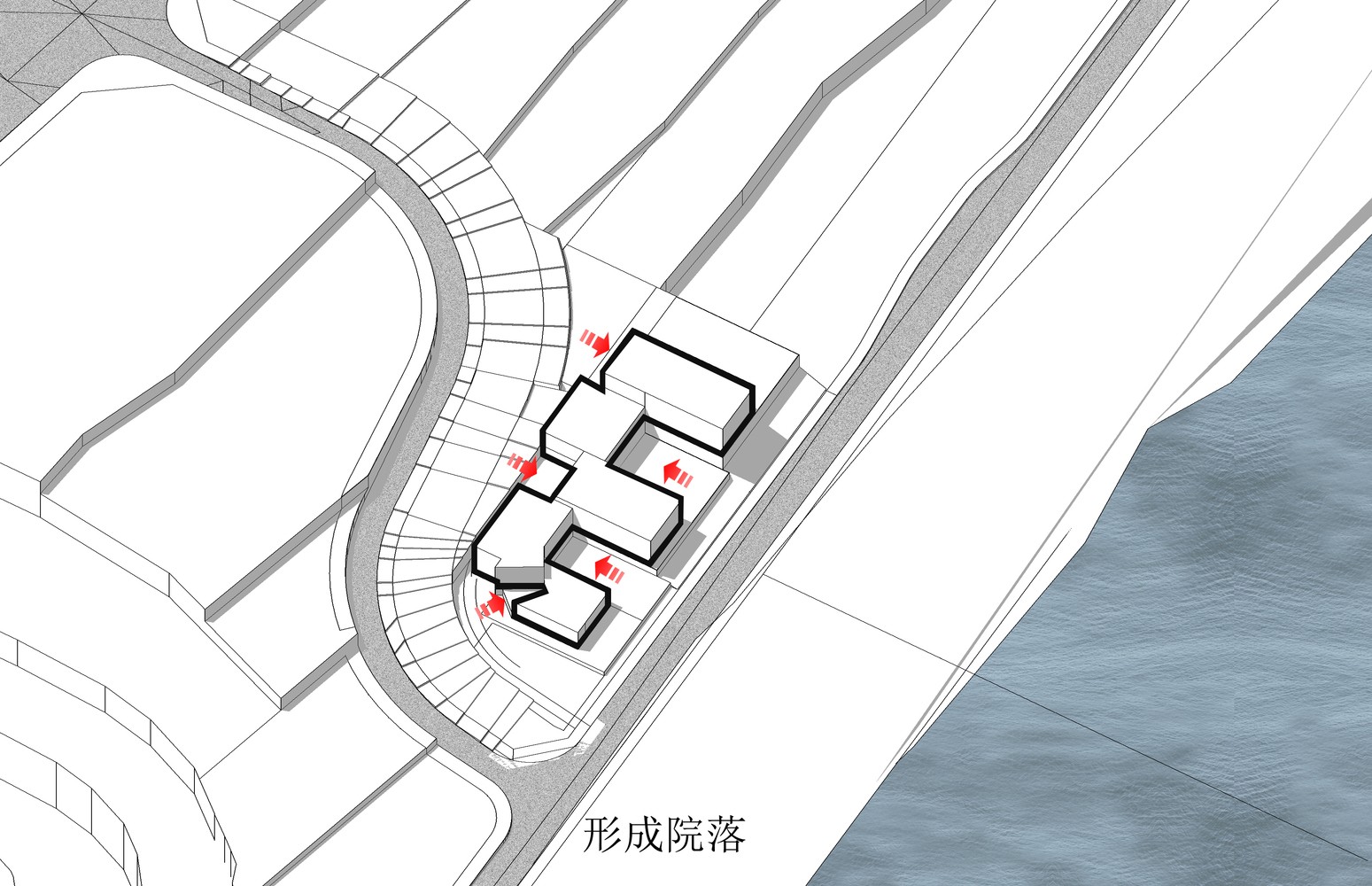 重庆龙湖两江长滩原麓社区中心建筑设计/成执建筑