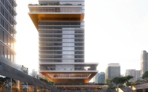 上海 huamu lot 10空中画廊综合体建筑设计/KPF