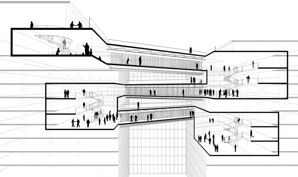 美国华盛顿Midtown Center城市综合体建筑设计/SHoP Architects