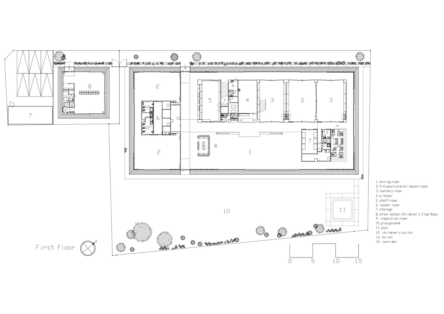 日本YM幼儿园建筑设计/日比野设计