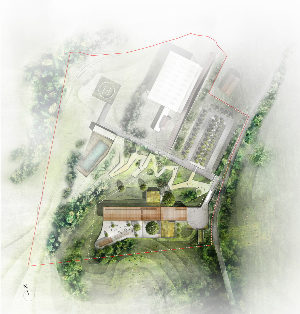 法国乡村学校建筑设计/Amelia Tavella Architectes