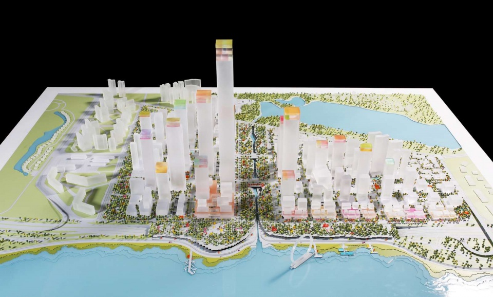 深圳湾超级总部基地城市设计优化国际咨询入围方案/丹麦HLA建筑事务所