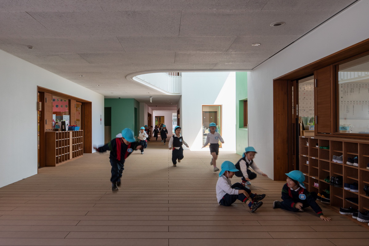 日本·加古川幼儿园建筑设计/Takenaka Corporation 竹中工务店