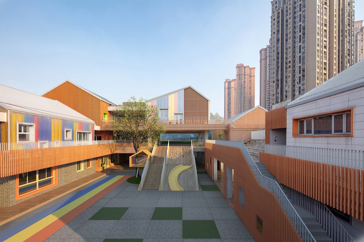 重庆约克北郡幼儿园建筑设计/IDO元象建筑