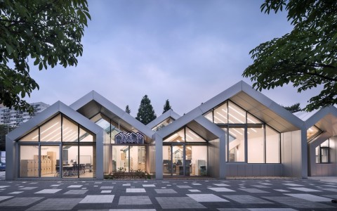 韩国首尔Hannae智慧森林社区中心建筑设计/UnSangDong Architects