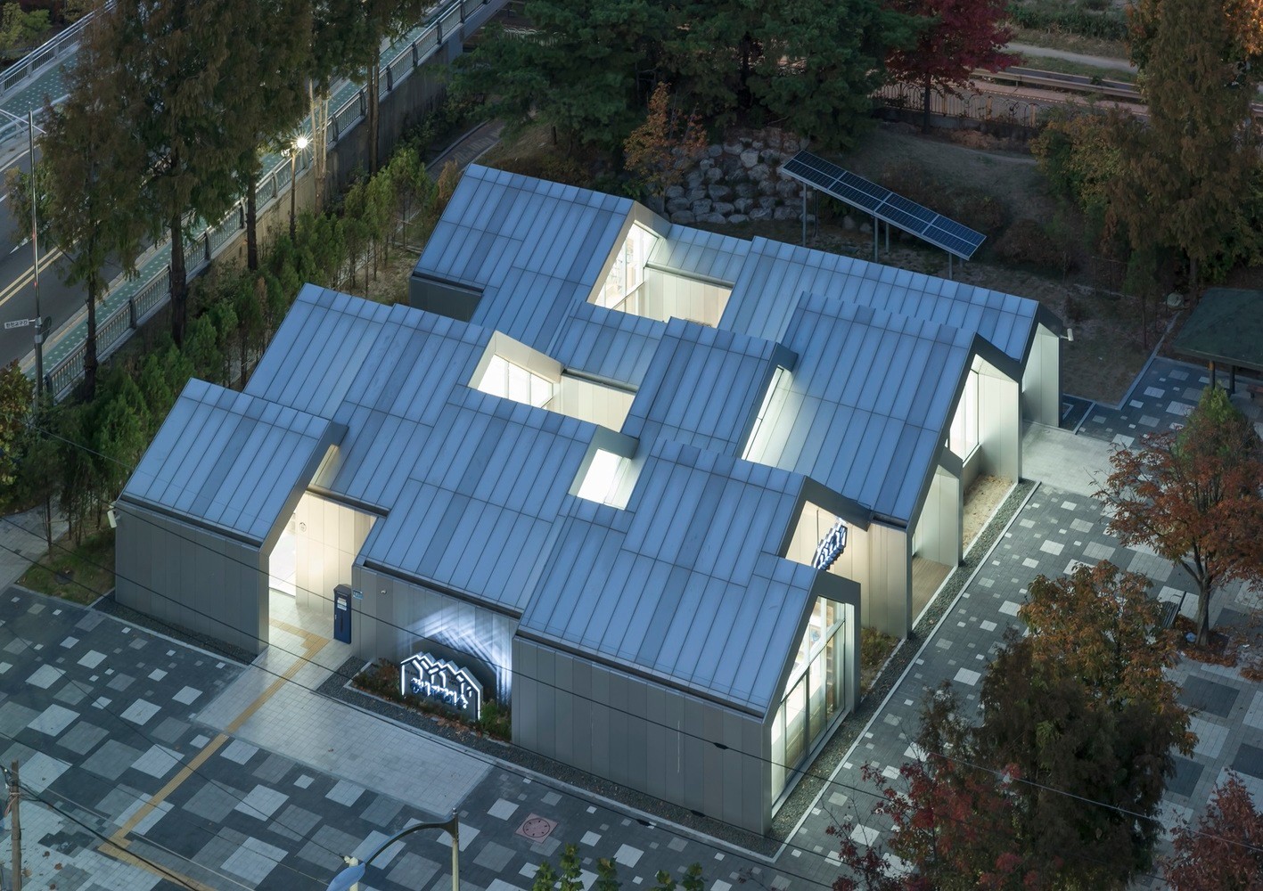 韩国首尔Hannae智慧森林社区中心建筑设计/UnSangDong Architects
