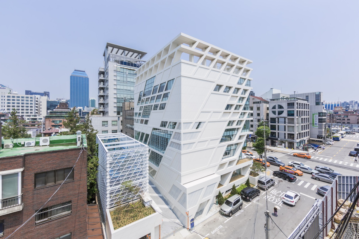 韩国Midong电子与电信总部办公楼建筑设计/韵生同建筑师事务所
