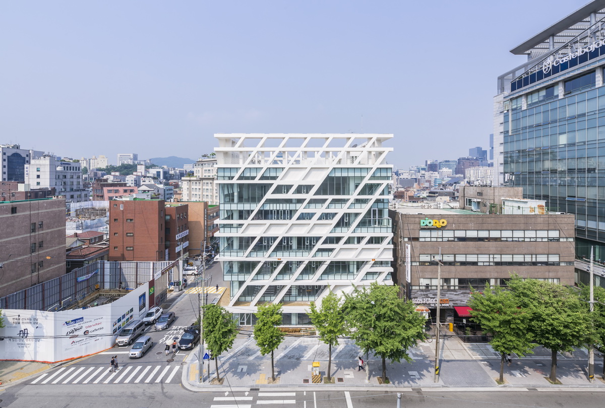韩国Midong电子与电信总部办公楼建筑设计/韵生同建筑师事务所