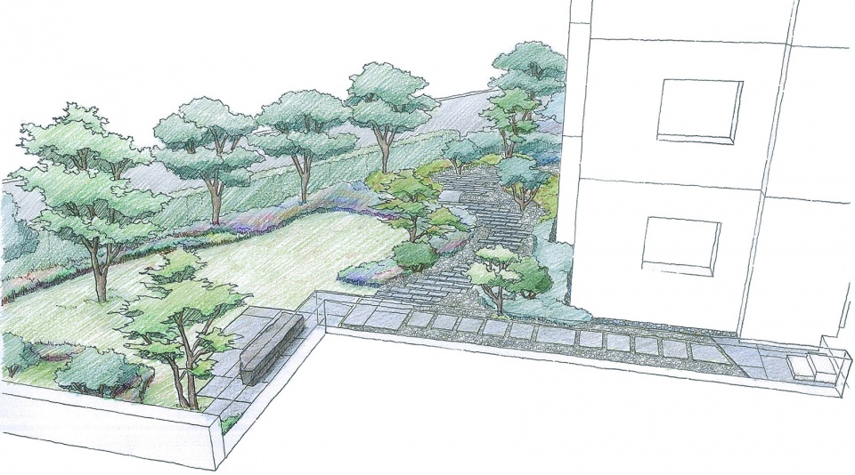 上海私人别墅庭院和光庭景观设计/七月合作社
