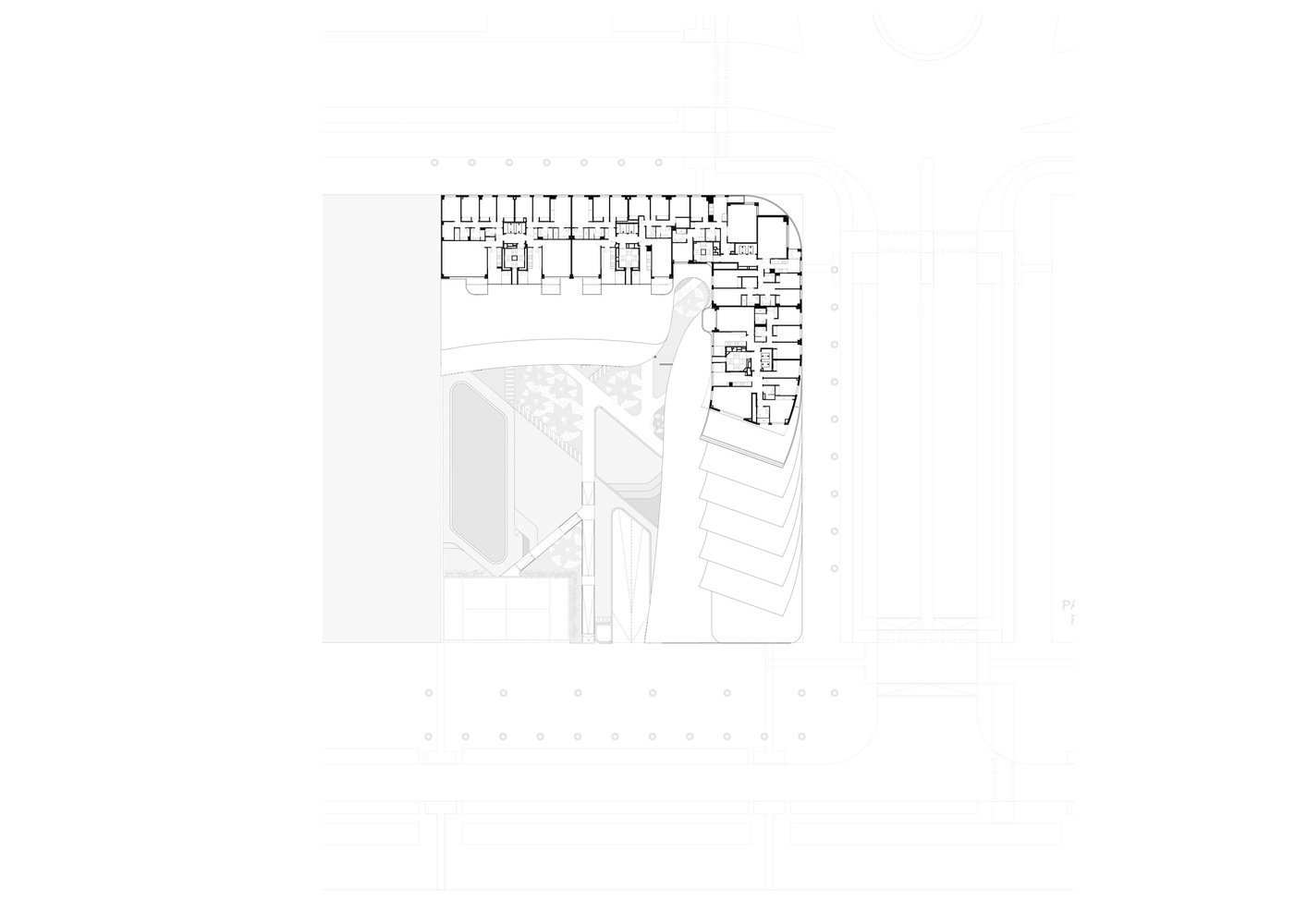 西班牙马德里湖畔露台公寓建筑设计/Morph Studio