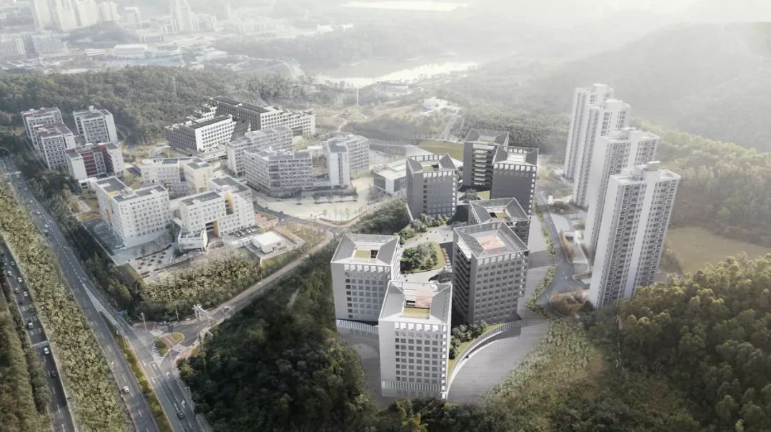 香港中文大学(深圳)二期建筑竞标方案设计/南沙原创+都市实践+迹·建筑+创盟国际
