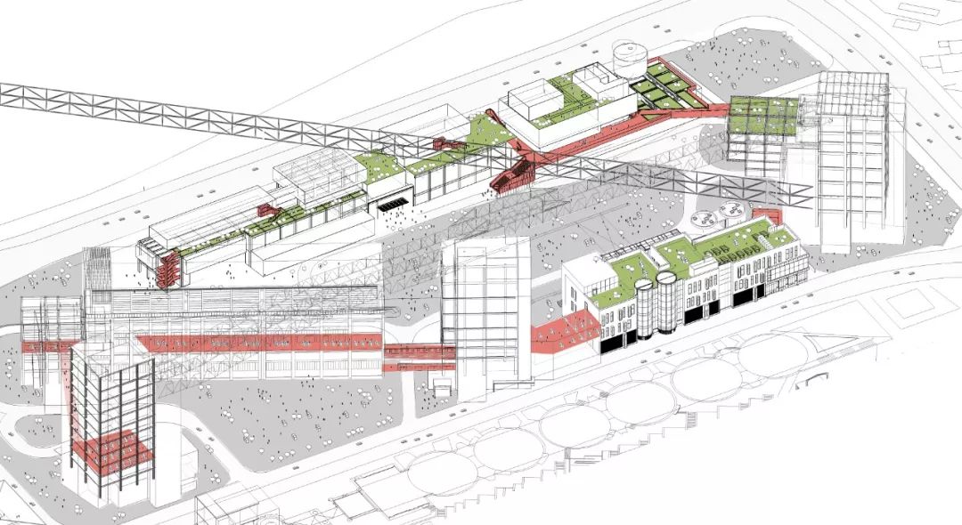 首钢老工业区改造西十冬奥广场项目改造建筑设计/筑境设计