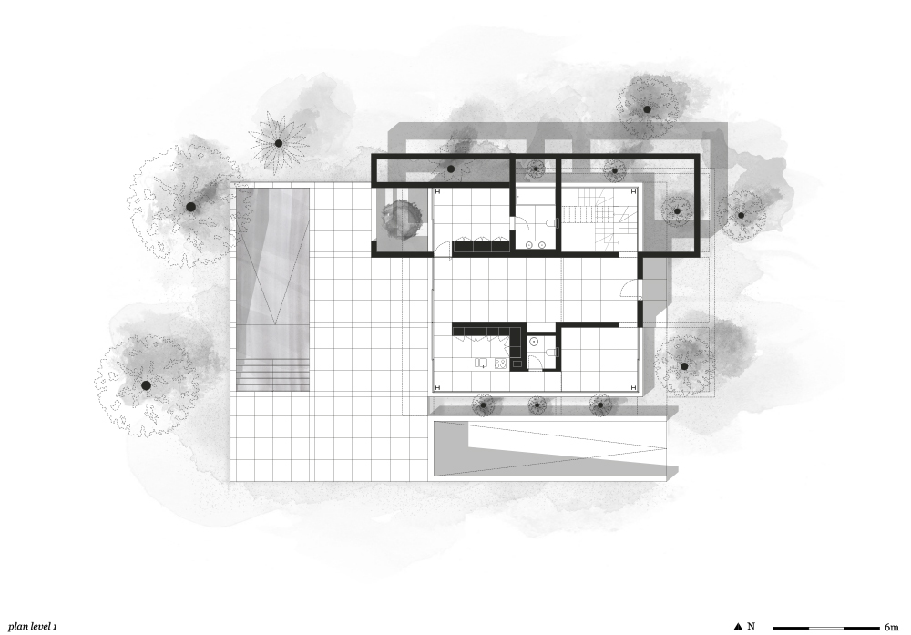 葡萄牙白色极简独立住宅建筑设计/corpo atelier