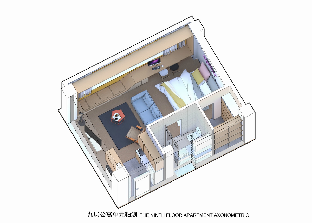 西安高新创业社区E客公寓改造设计/土木石建筑设计