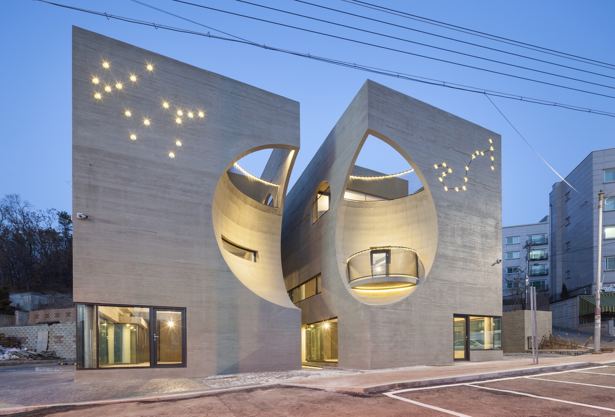 韩国双月楼文化中心建筑设计/Moon Hoon