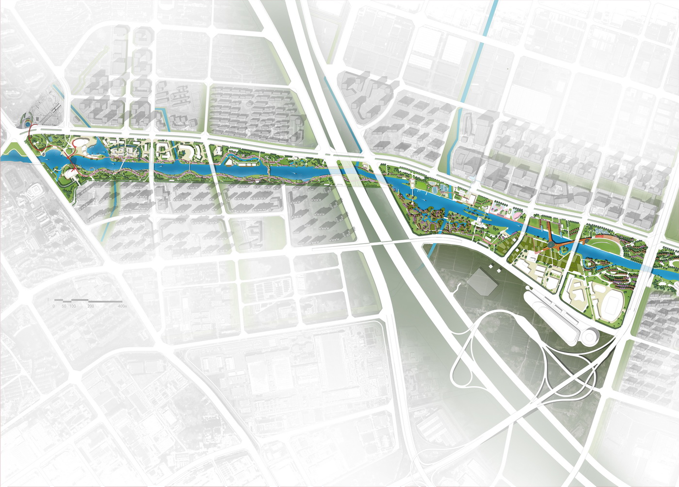 无锡市伯渎河生态环境治理项目景观方案设计/EADG泛亚国际
