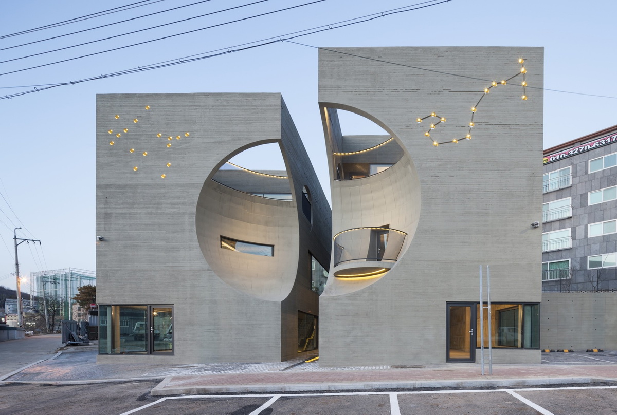 韩国双月楼文化中心建筑设计/Moon Hoon