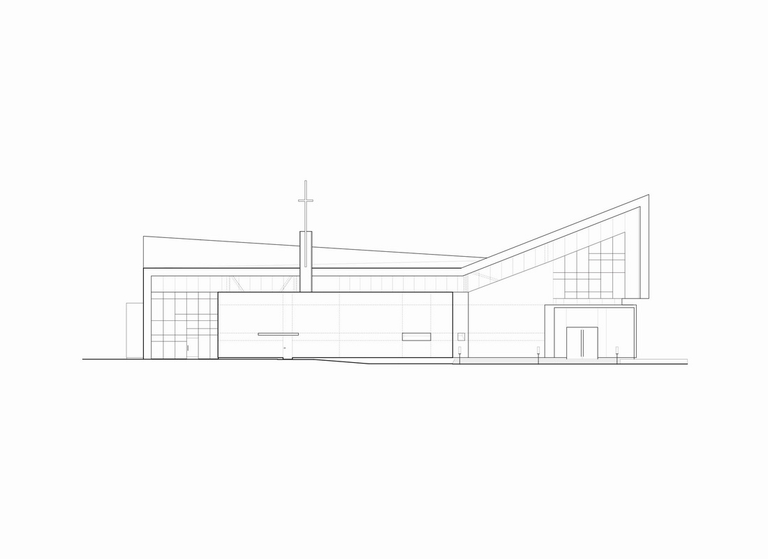 耶稣会高中-北美烈士礼拜堂 / Hodgetts + Fung
