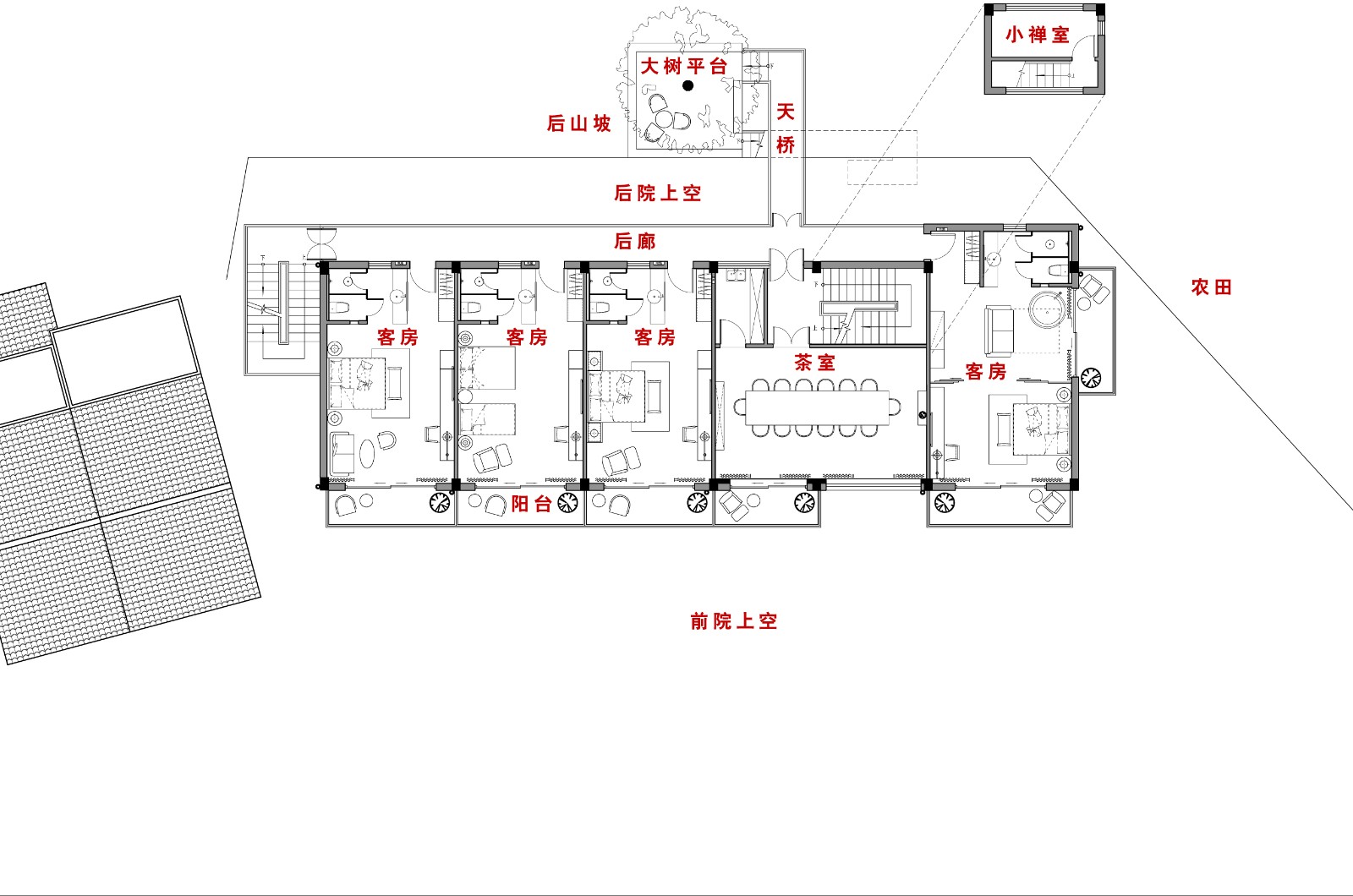 安吉七间房乡村度假酒店建筑景观室内一体化设计 / 上海善祥建筑设计有限公司