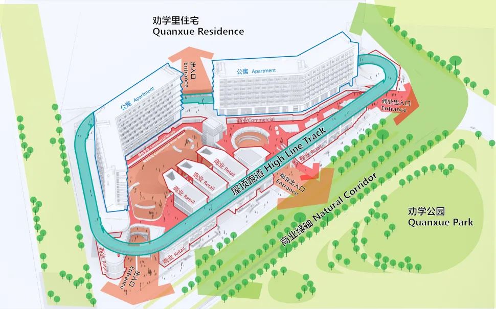 杭州万科Q·Square劝学荟小镇中心建筑设计 / AAI国际建筑