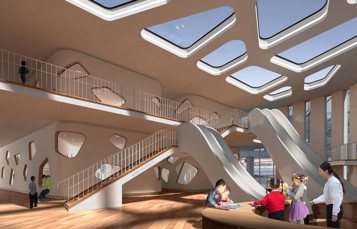 鄂尔多斯 那和雅幼儿园 建筑设计 / WEI 建筑设计