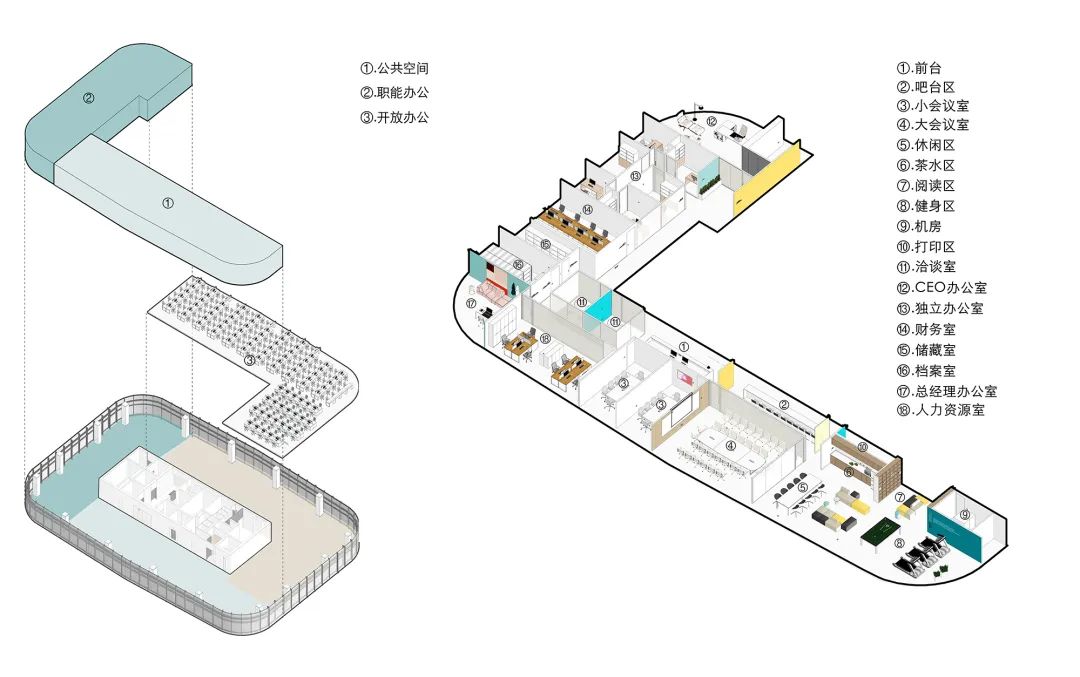 深圳海链科技总部办公 室内设计 / 一乘建筑