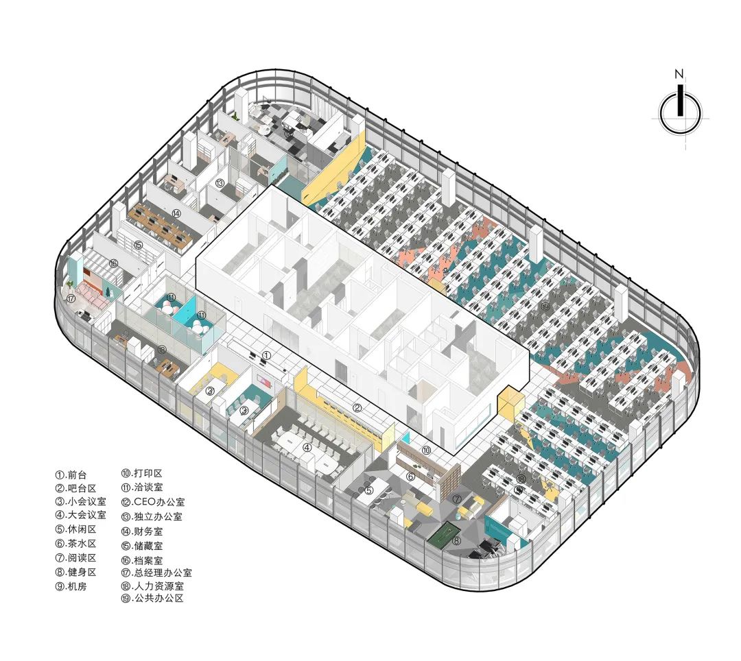深圳海链科技总部办公 室内设计 / 一乘建筑