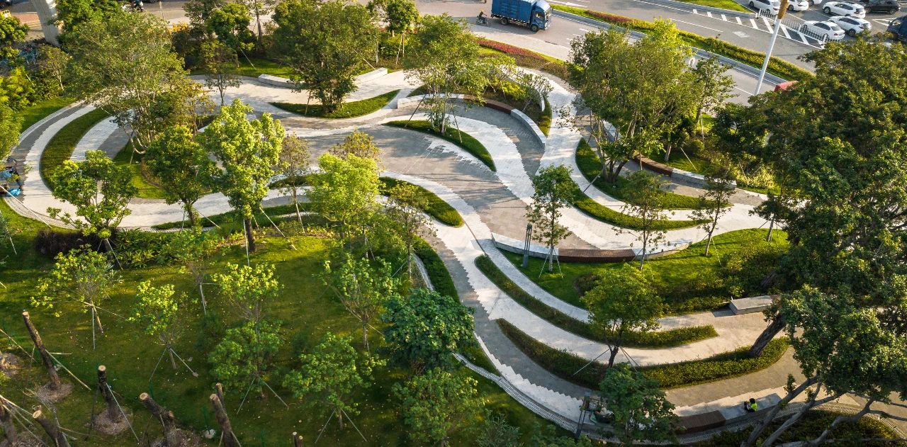 广州大坦沙出入口交通改善工程园林景观设计 / 山水比德