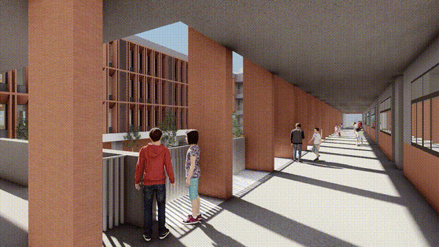 安徽 九年一贯制学校  建筑设计 / 厚石设计