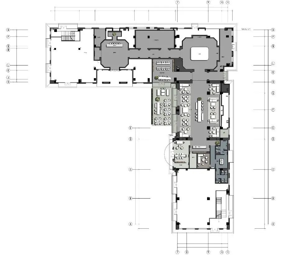 西安万科·金域缇香售楼中心  室内设计 /  李益中空间设计
