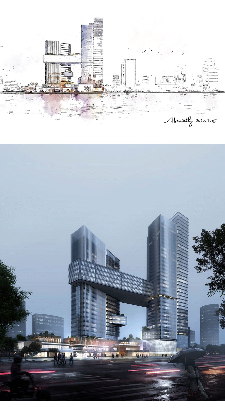 青岛晨鸣国际金融中心  建筑设计 /  帝奥设计