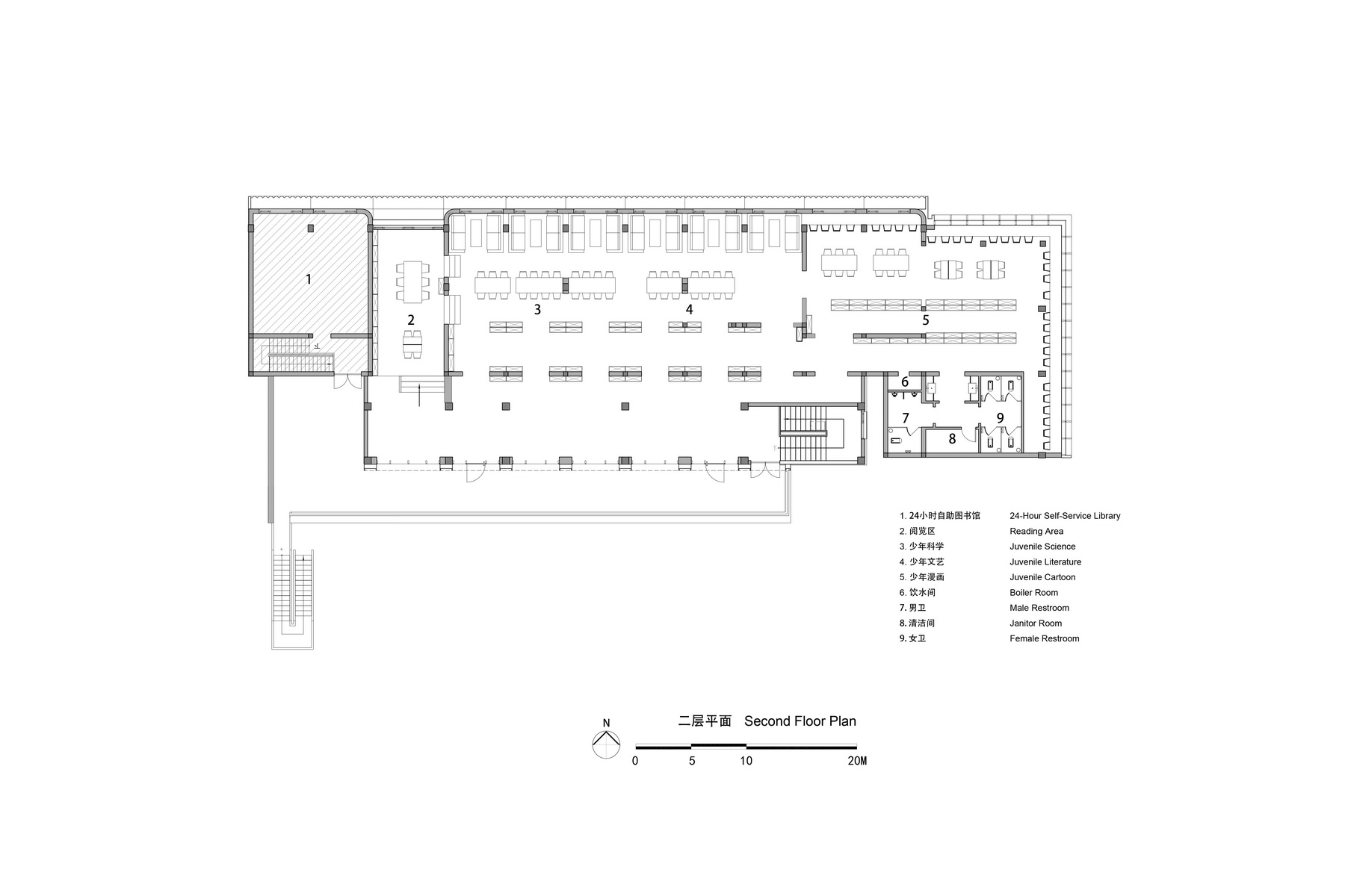 安康市图书馆改造 室内设计 /  UUA建筑师事务所