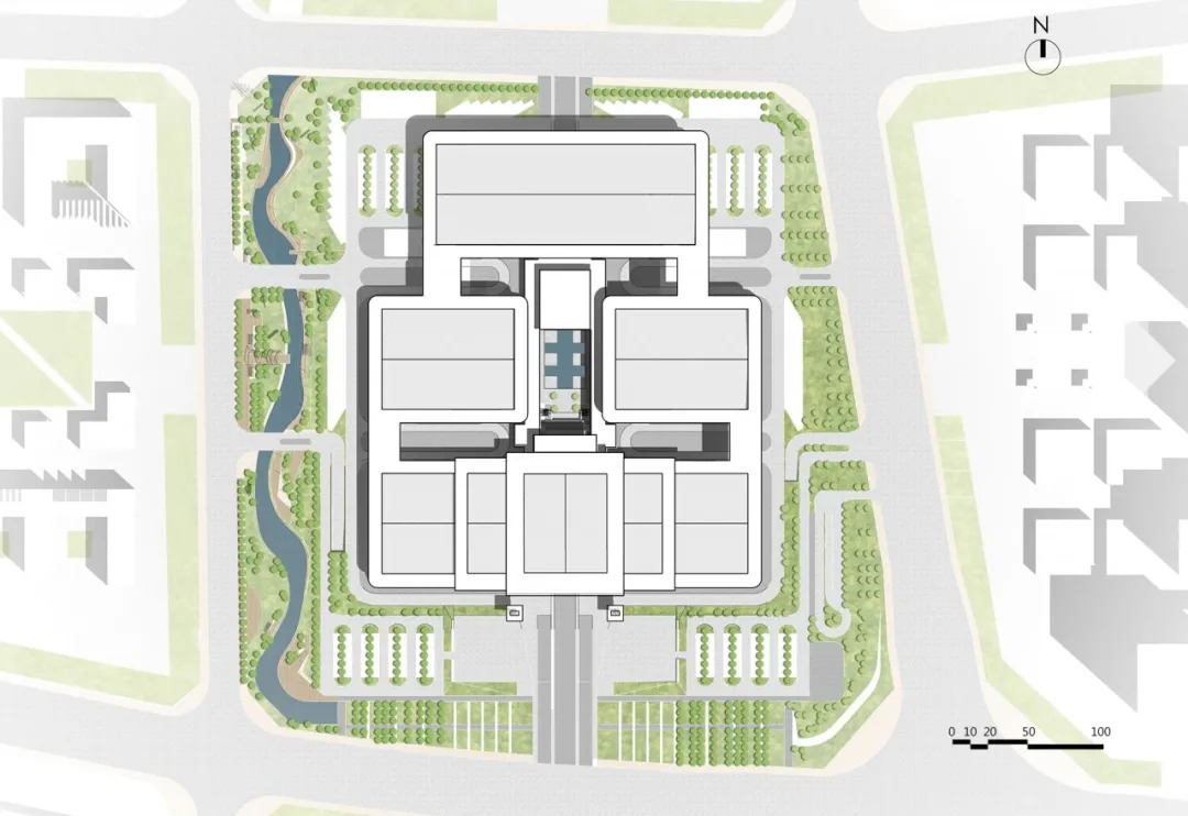 菏泽国际会展中心  建筑设计 /  欧博设计