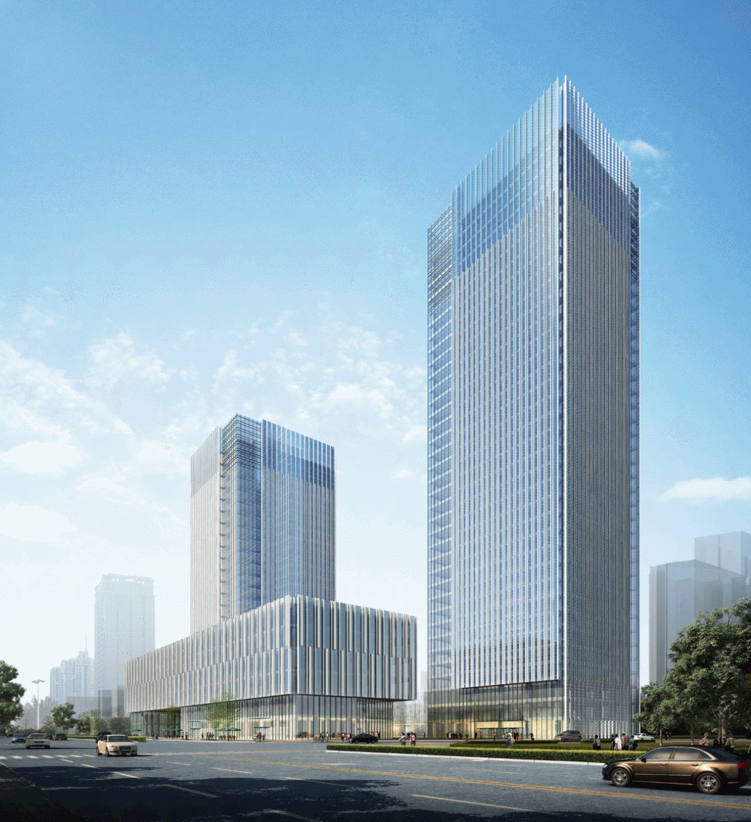 合肥华地金融中心 建筑设计 /  上海联创设计