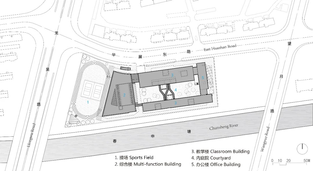 上海市高安路第一小学华展校区 建筑设计 /  山水秀建筑事务所