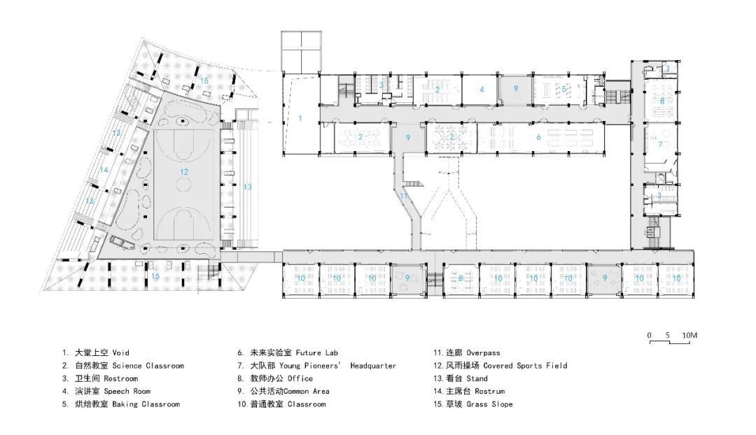 上海市高安路第一小学华展校区 建筑设计 /  山水秀建筑事务所