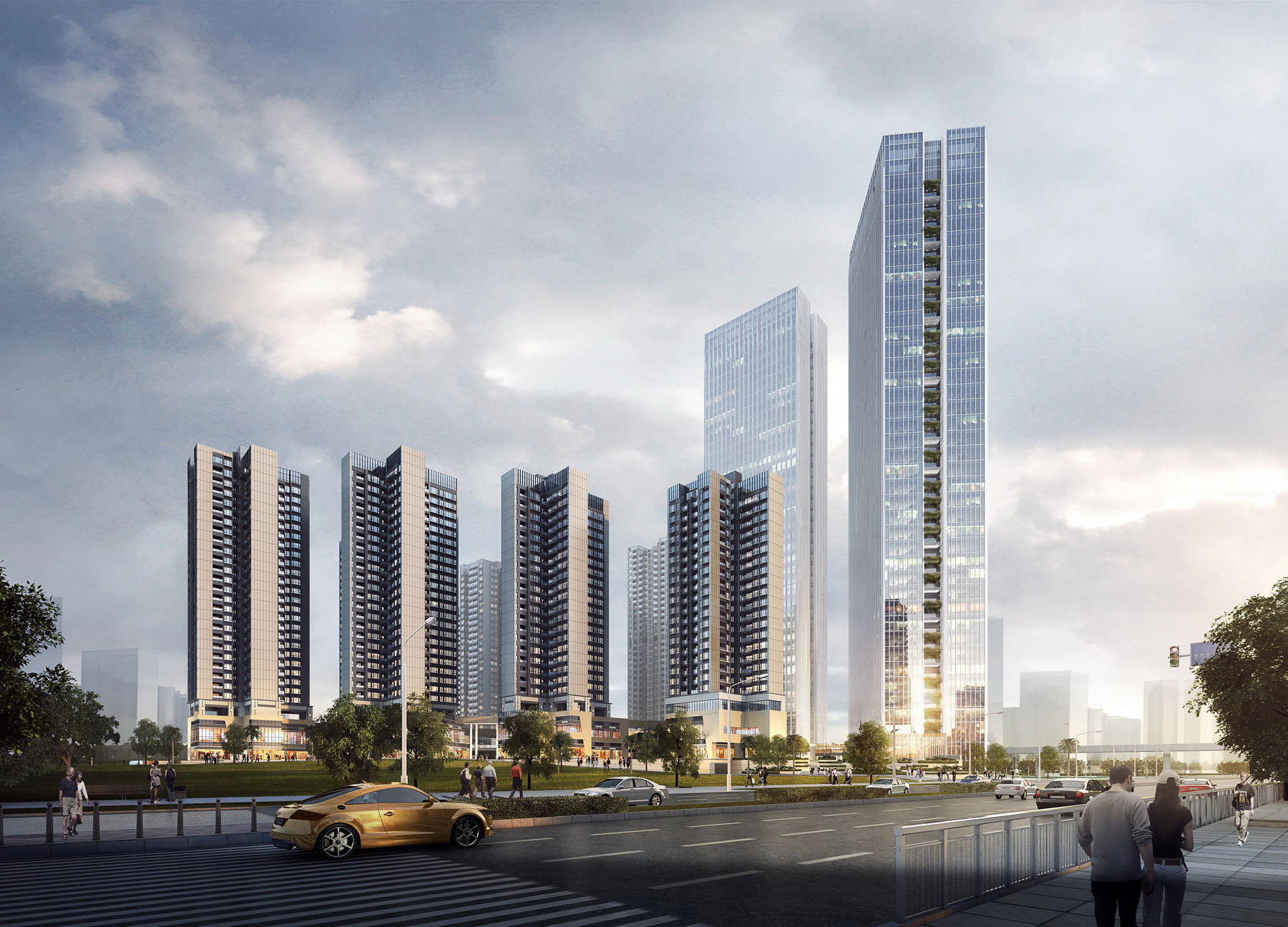 深圳 宏发万悦山城市更新项目 建筑设计 / 森磊设计