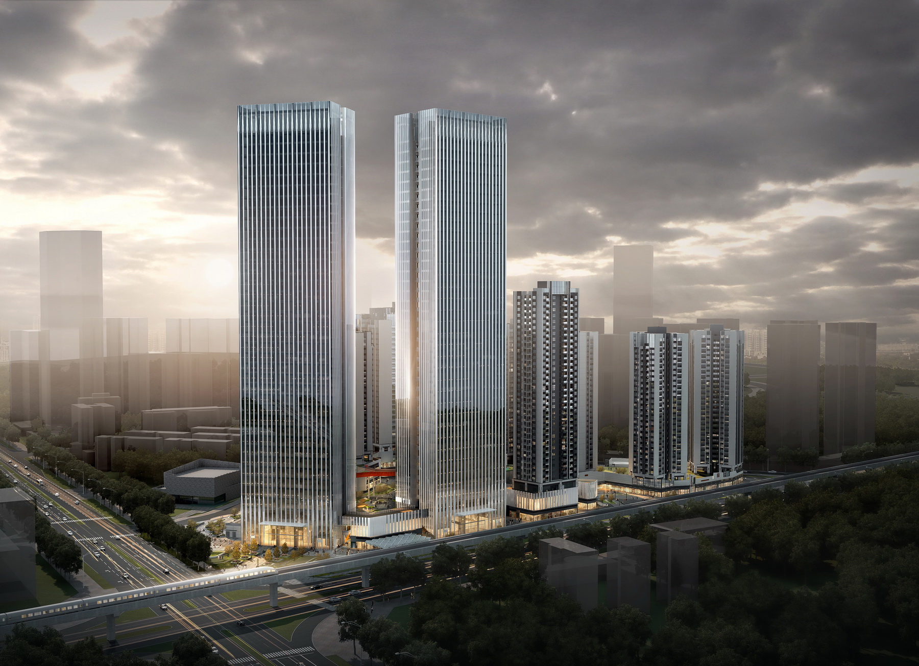 深圳 宏发万悦山城市更新项目 建筑设计 / 森磊设计