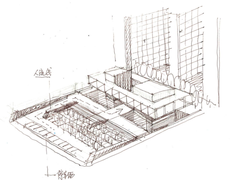 大连湾国际社区展览中心 建筑设计 / 日清设计