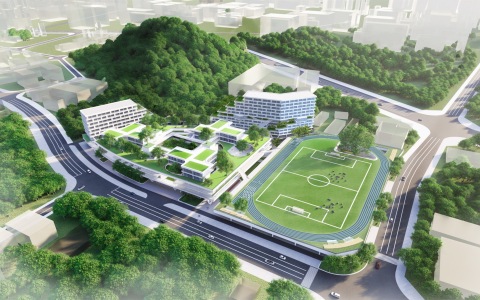深圳市第三十三高级中学 建筑设计 / HDD华都设计