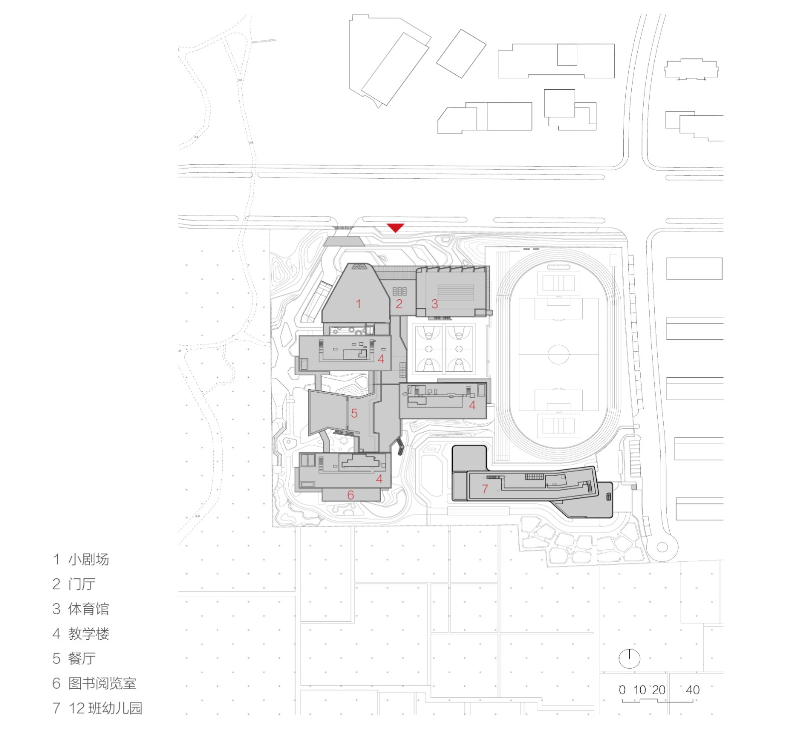 潍坊歌尔学校  建筑设计 / gad