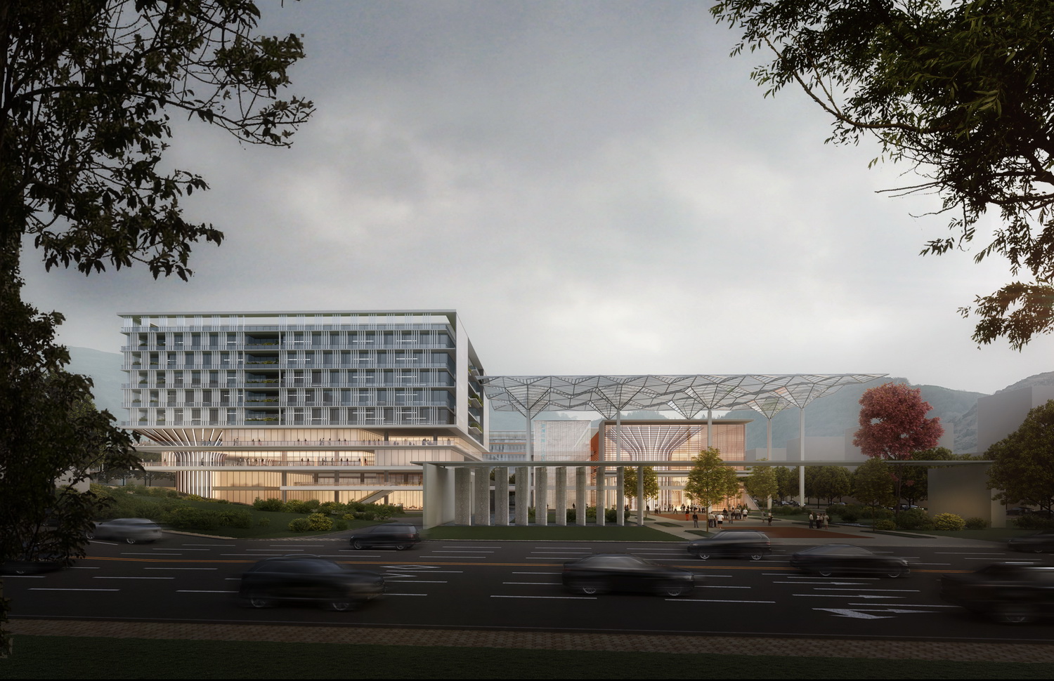 福清市第二医院投标项目 建筑设计 / 山东省建筑设计研究院第六分院