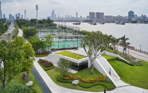 琶洲保利体育公园服务中心 建筑设计 / 上海间筑设计