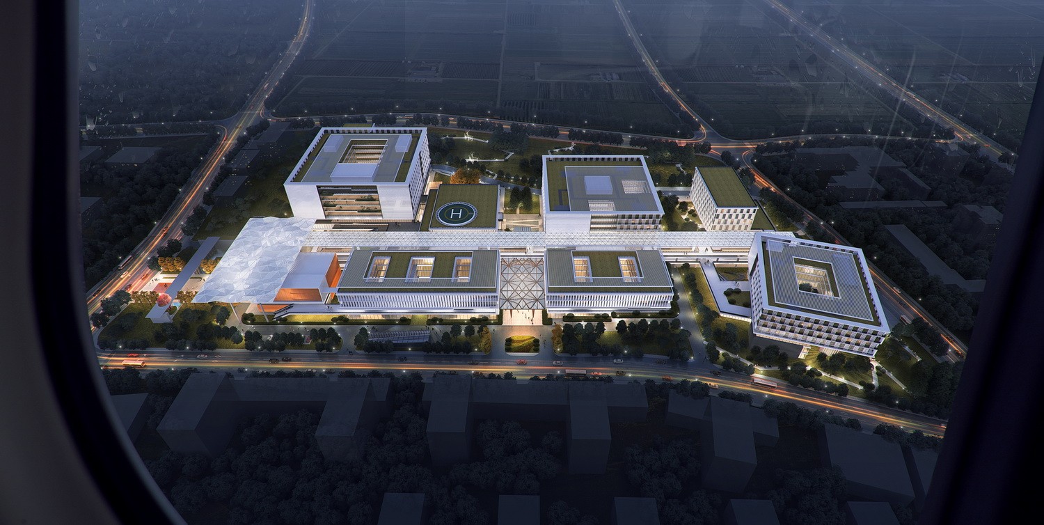 福清市第二医院投标项目 建筑设计 / 山东省建筑设计研究院第六分院