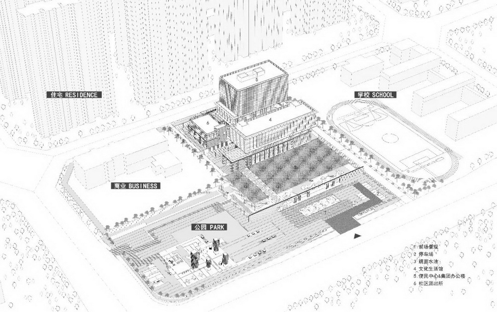 郑州 裕华铁炉市民中心 建筑设计 /  日清设计
