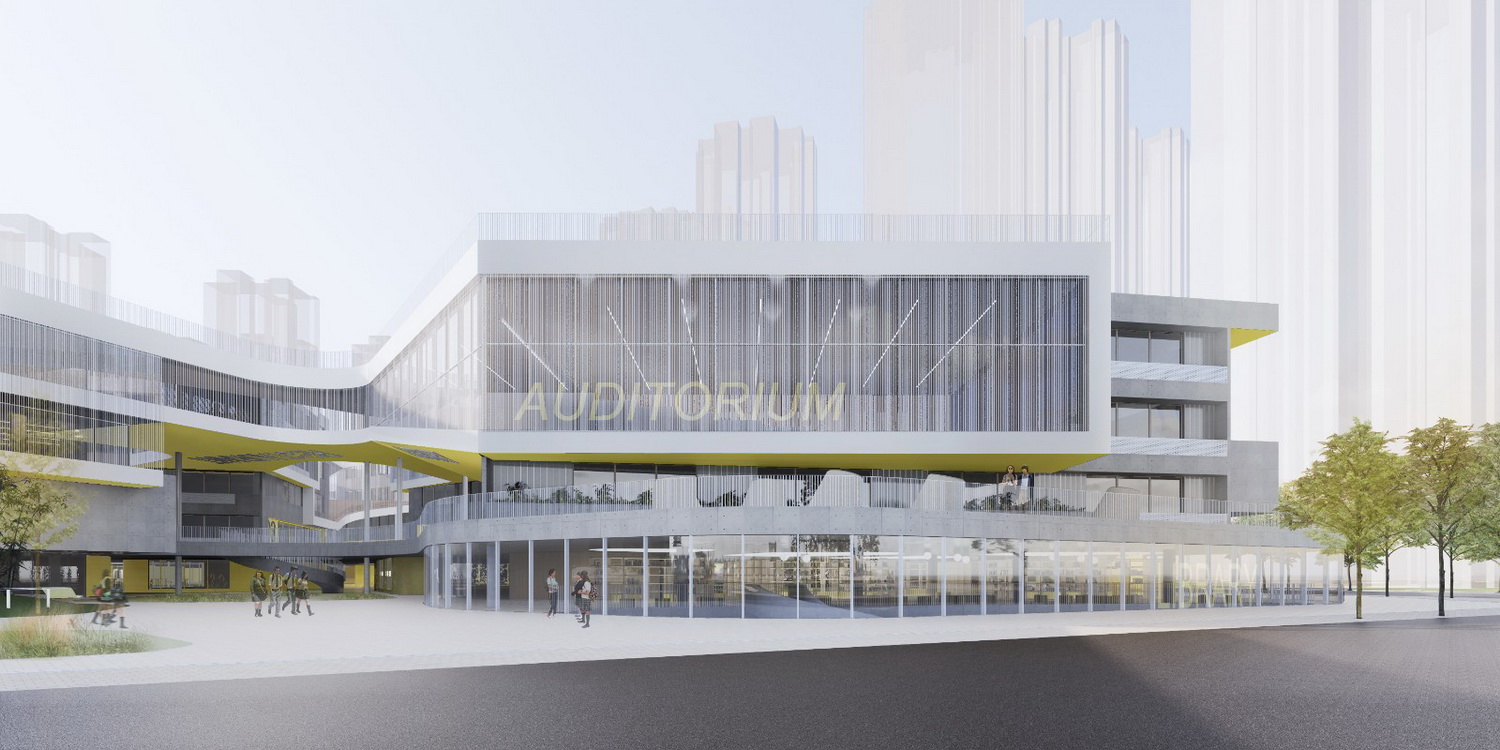天府新区海洋路中学 建筑设计 / MAT 超级建筑事务所