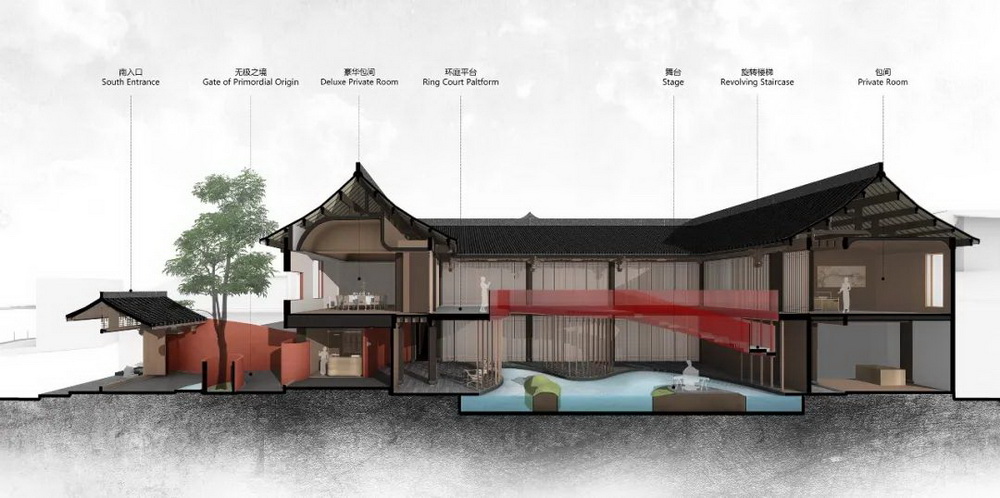 成都 宽三堂 中餐厅-东方人文生活空间 建筑设计  / MUDA慕达建筑
