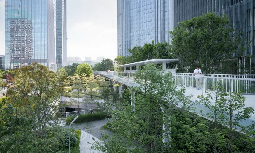 深圳宝安滨海廊桥 景观设计 / AUBE欧博设计